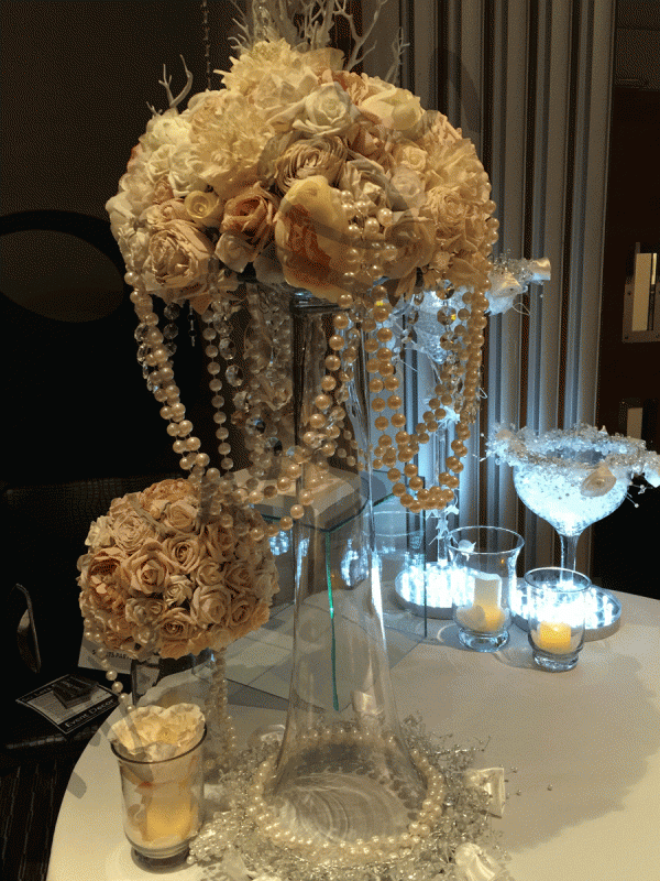 floral-table-decoration-crystal-effect