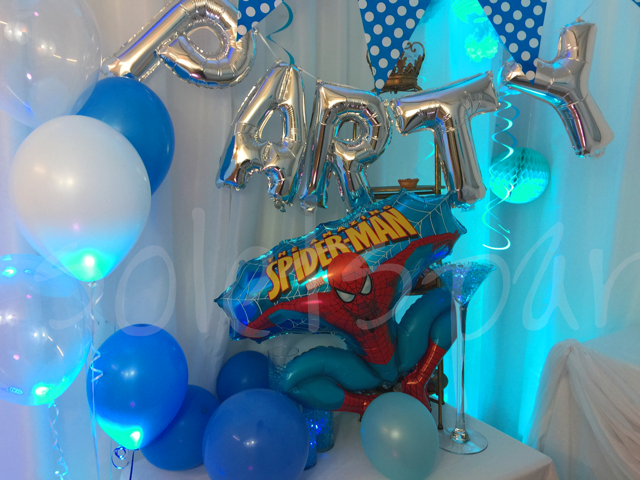 spiderman-balloon-decorations-childrens-party