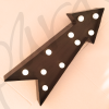 circus light arrow sign square circus light arrow sign square